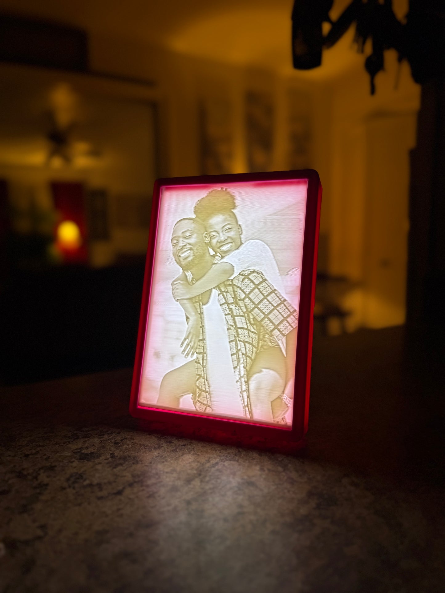 Custom Lithophane With Frame