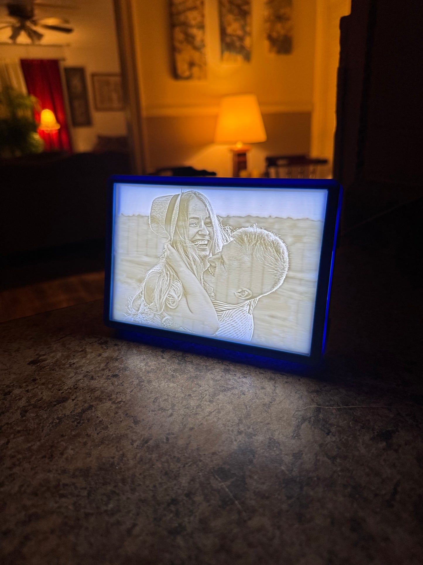 Custom Lithophane With Frame