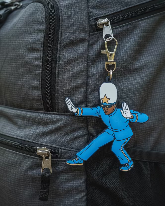 3D Printed KKPSI man throwing a K Charm